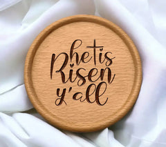 He Is Risen Yall SVG -  Easter Design SVG