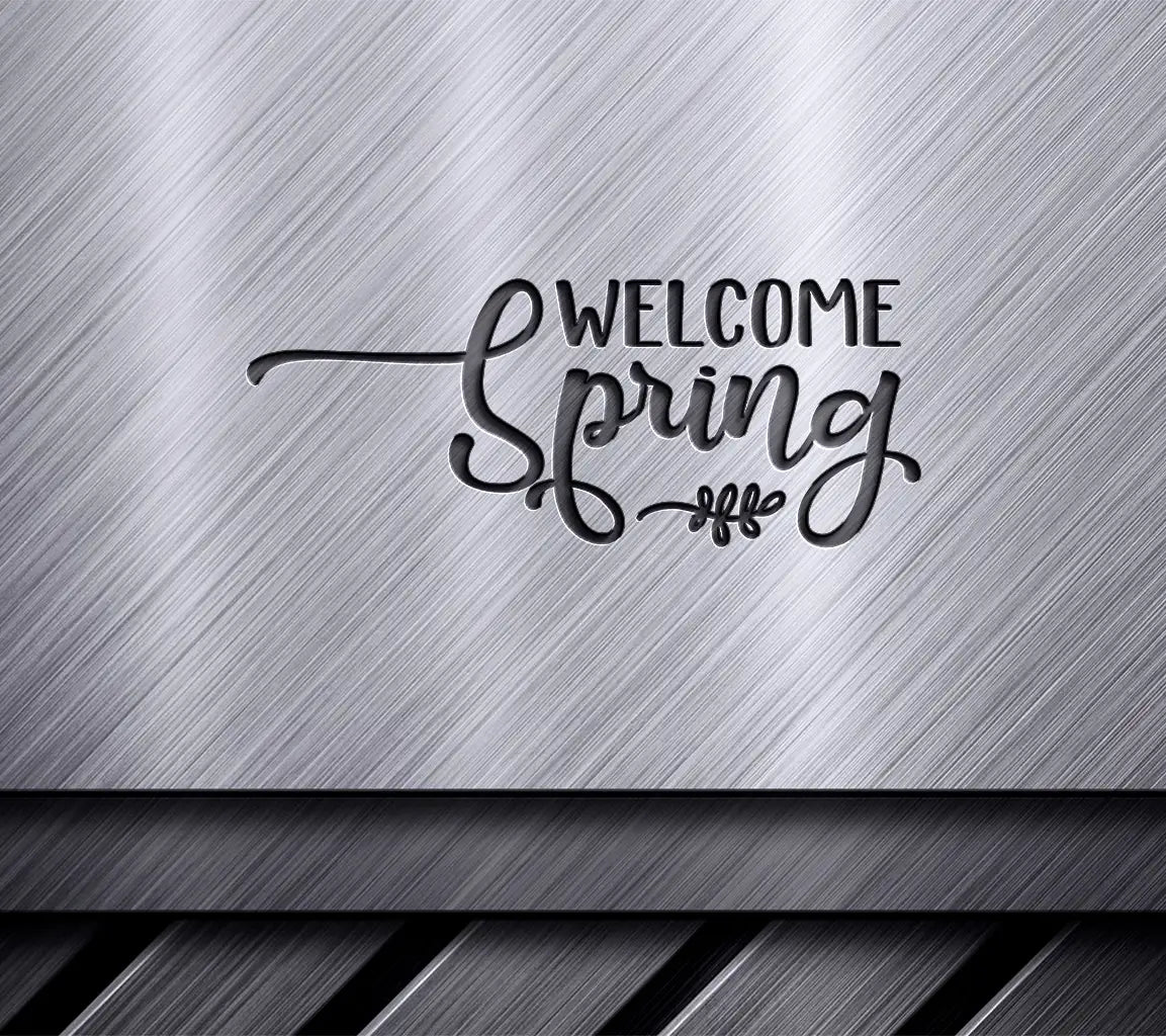 Welcome Spring  SVG - Happy Easter Design SVG