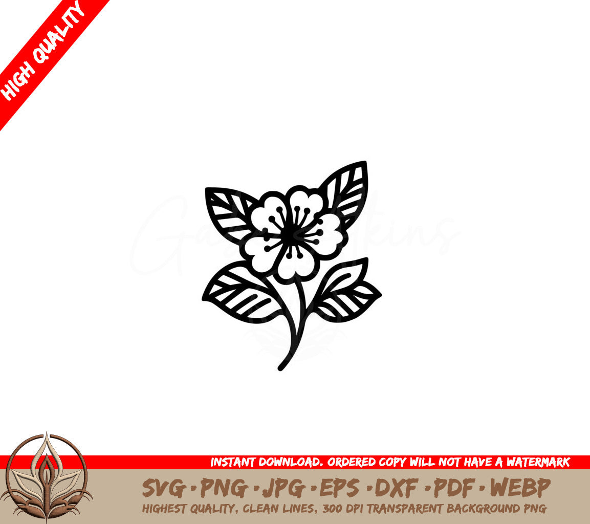 Hawthorn Elegance Digital Product - SVG