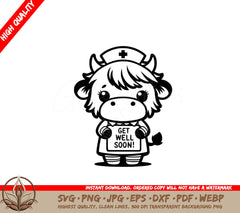 Healing Hooves Nurse SVG - Digital Product in Various File Formats