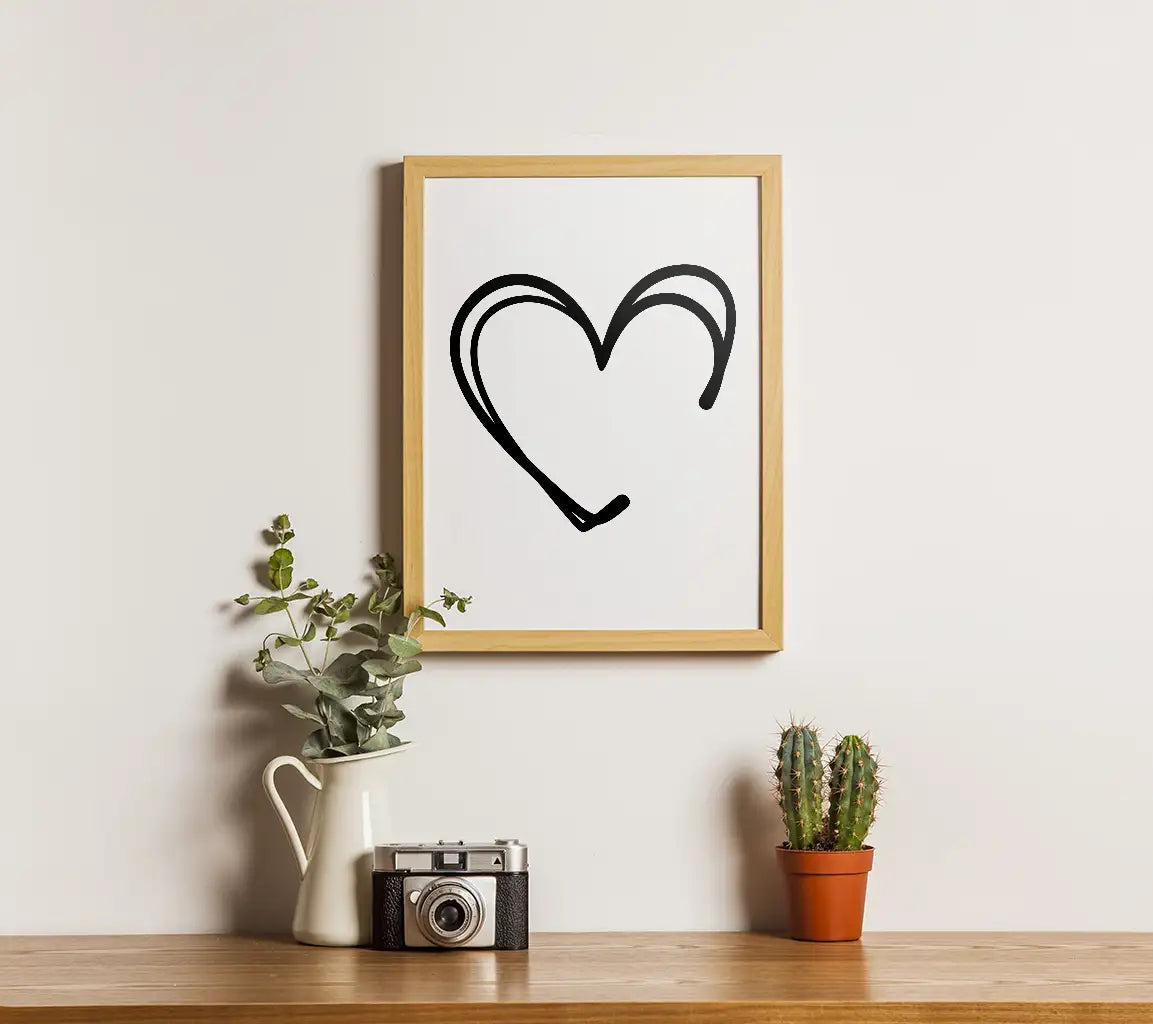 Hand-Drawn  Heart SVG for Digital Projects SVG