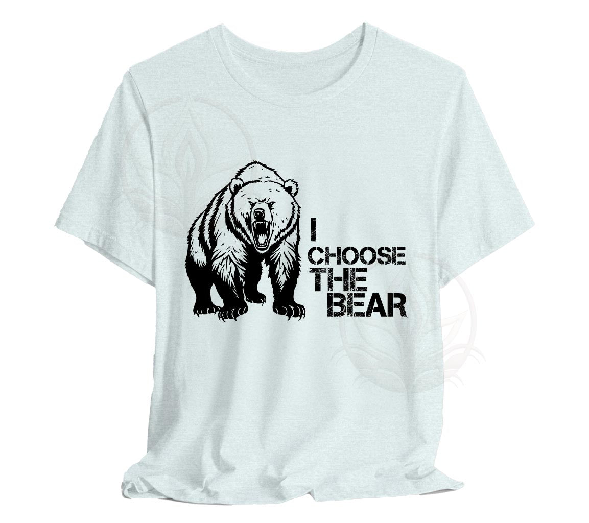 I Choose The Bear T-Shirt Feminist Support Shirt | The New Feminist St | -Shirt Feminist Support Shirt