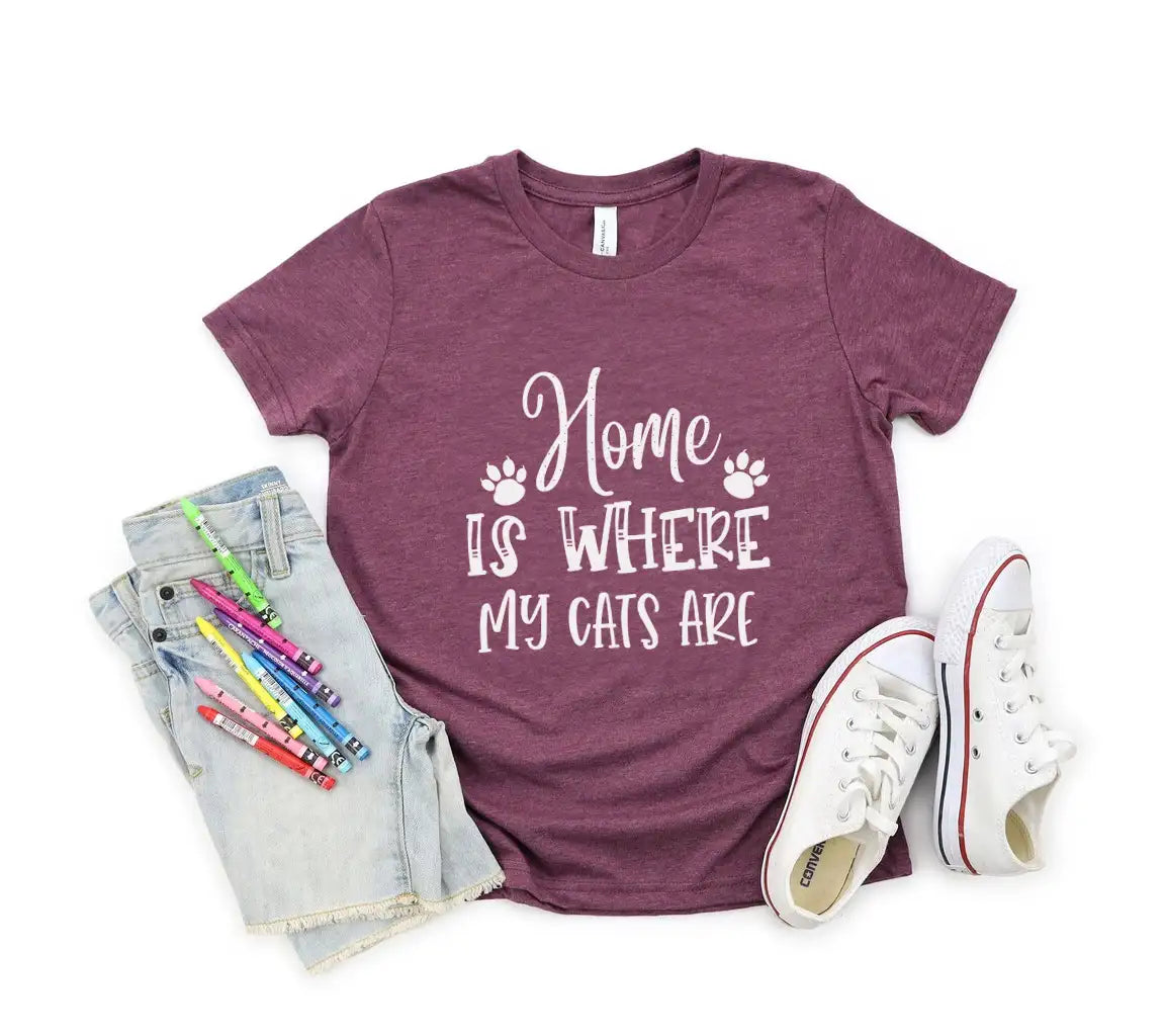 Home Is Where My Cats Are SVG Design SVG