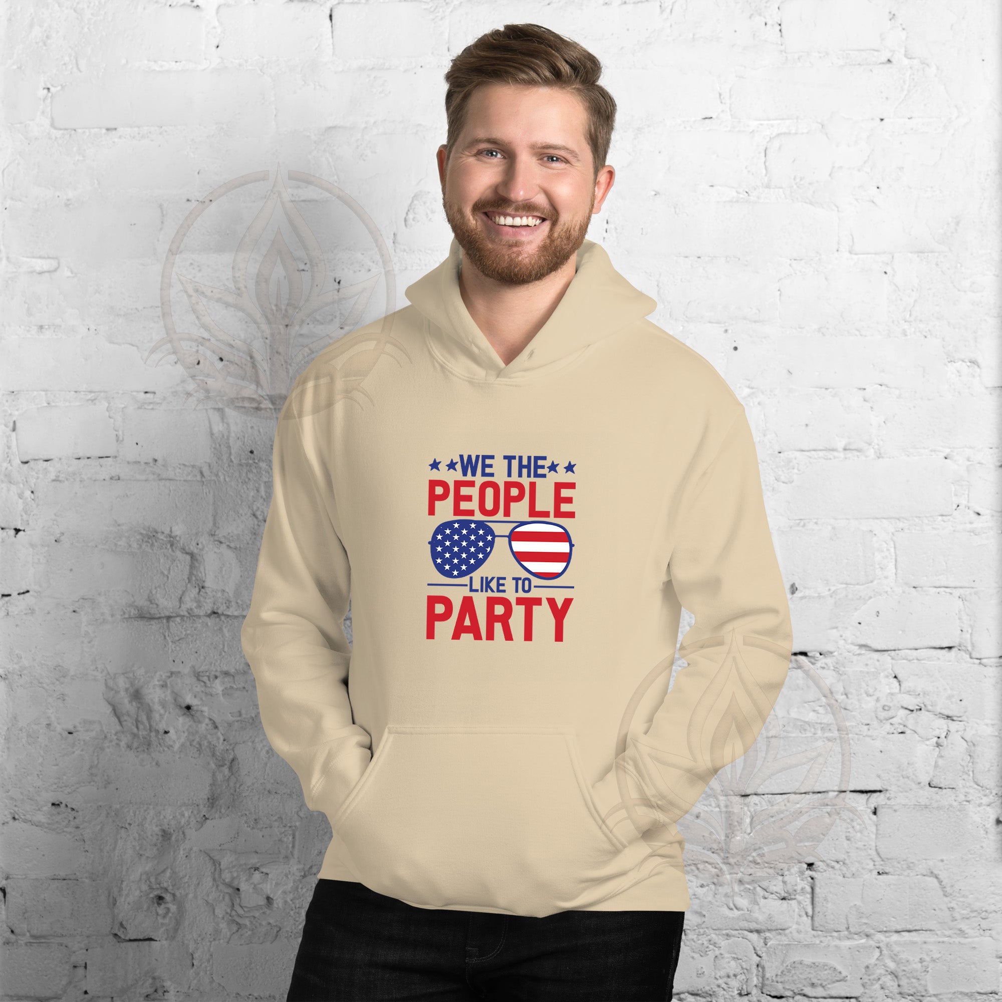 We The People Like to Party SVG For Cricut & Silhouette | Featuring Am | Featuring American Flag Aviator Glasses