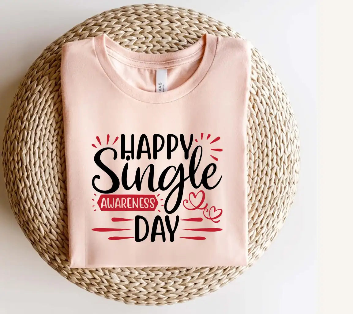 Happy Single Awareness Day SVG Design SVG