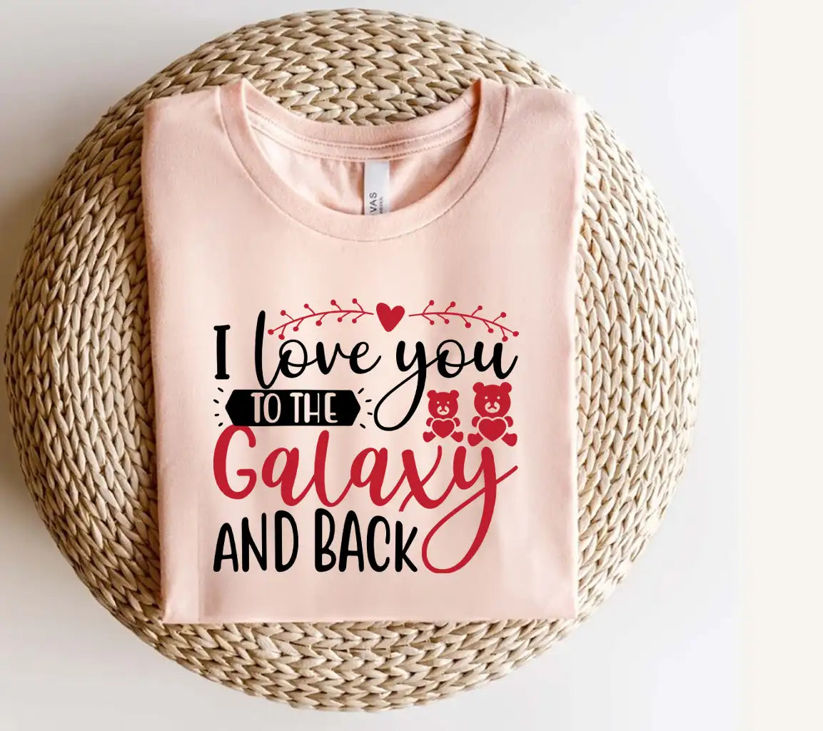 I Love You To The Galaxy And Back Valentines Day SVG Poster SVG