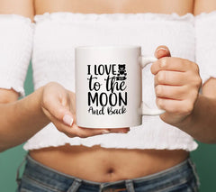 I Love You To The Moon And Back SVG - Huge Design for DIY Projects SVG