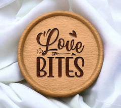 Love Bites Arrow & Hearts SVG -  Sign SVG