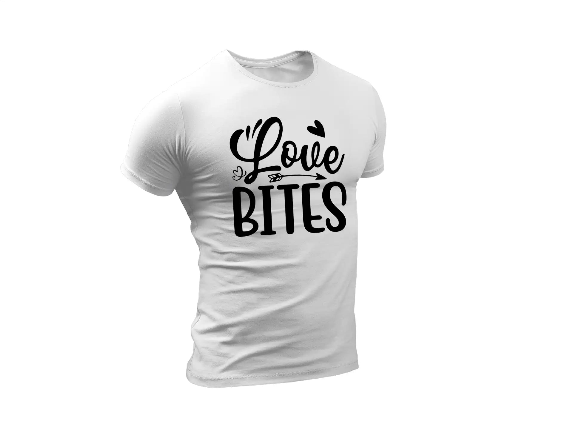 Love Bites Arrow & Hearts SVG -  Sign SVG