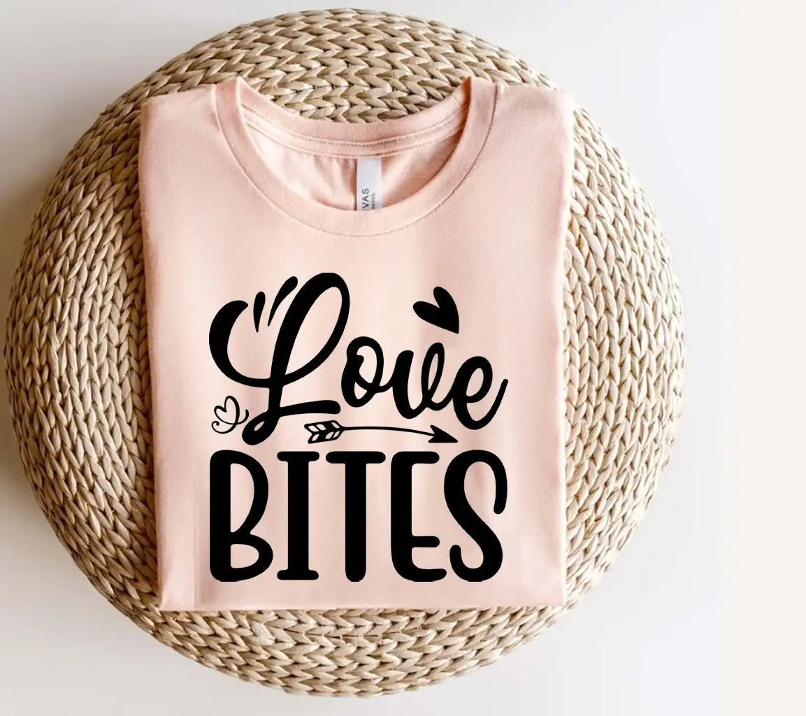 Love Bites Arrow & Hearts SVG -  Sign SVG