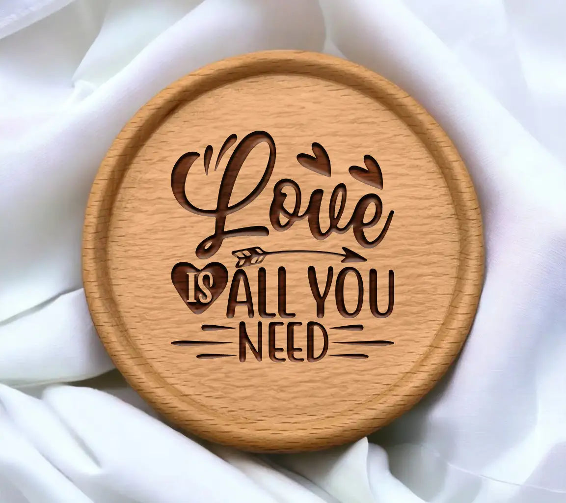 Love is All You Need Valentines Day SVG Poster Design SVG