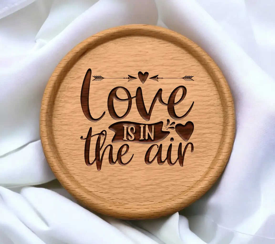 Love Is In The Air Red Sign SVG Cut File SVG