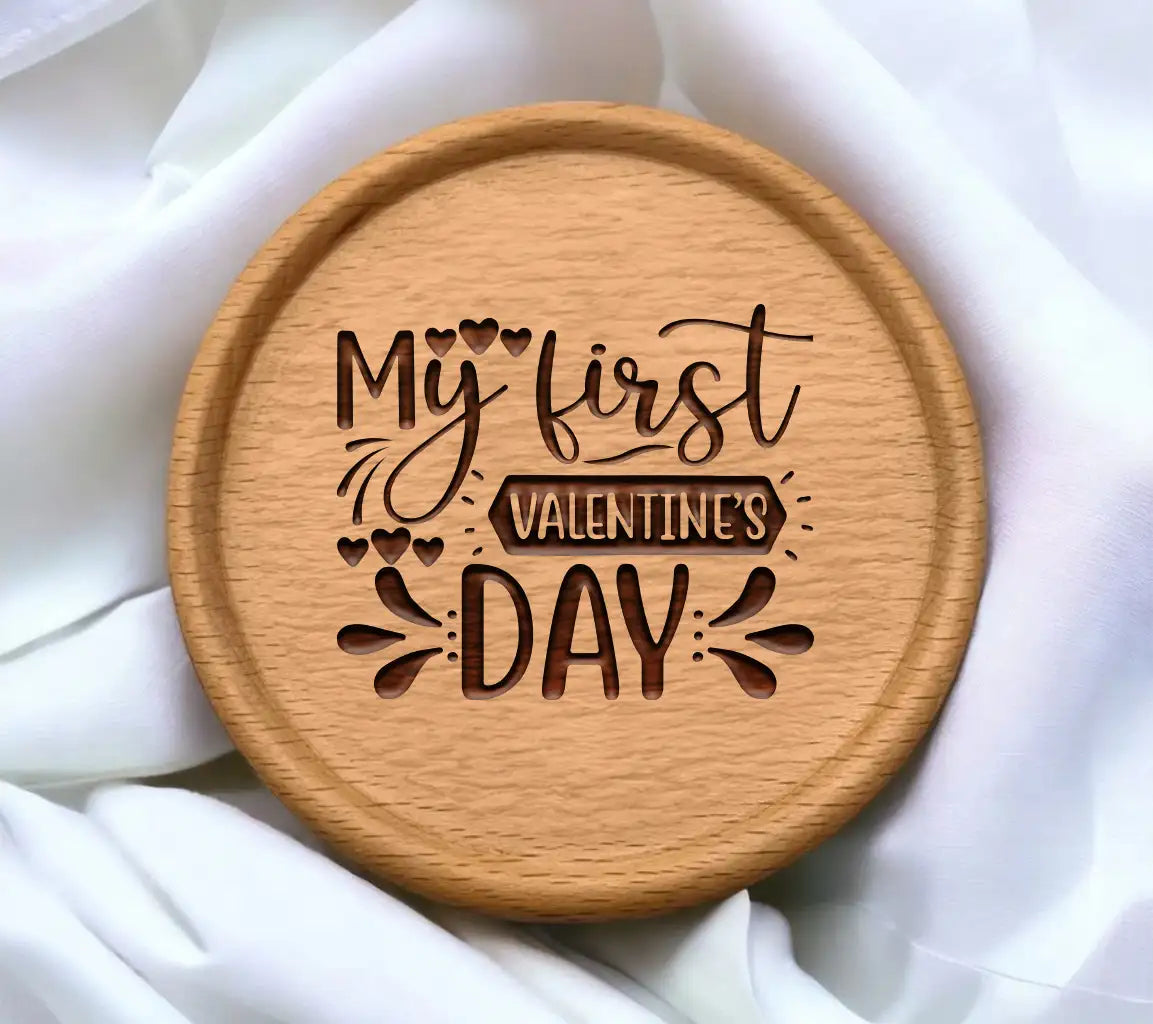 My First Valentines Day SVG - Heart Design for Digital Cutting SVG