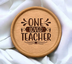 One Loved Teacher SVG -  Sign Design SVG