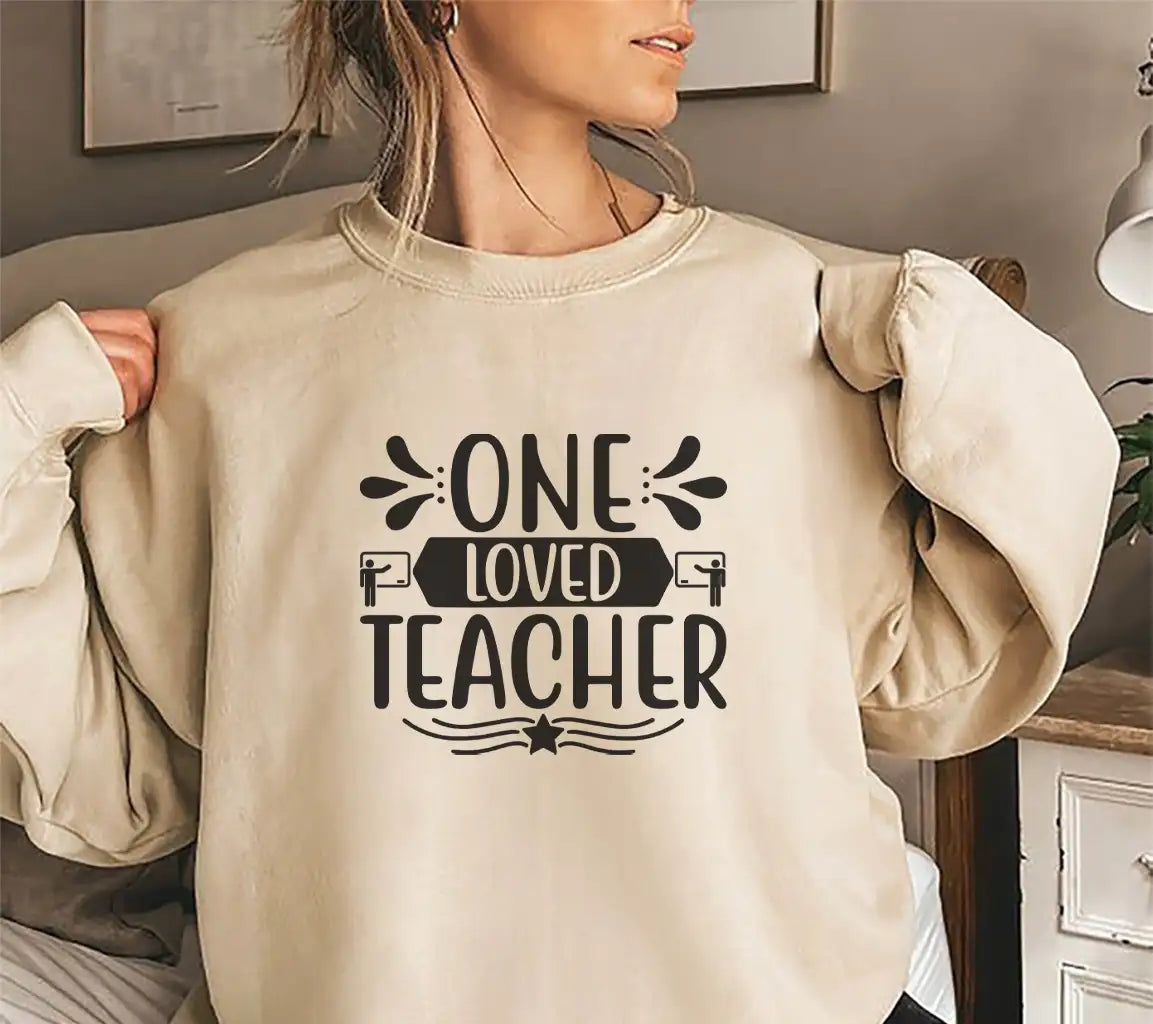 One Loved Teacher SVG -  Sign Design SVG