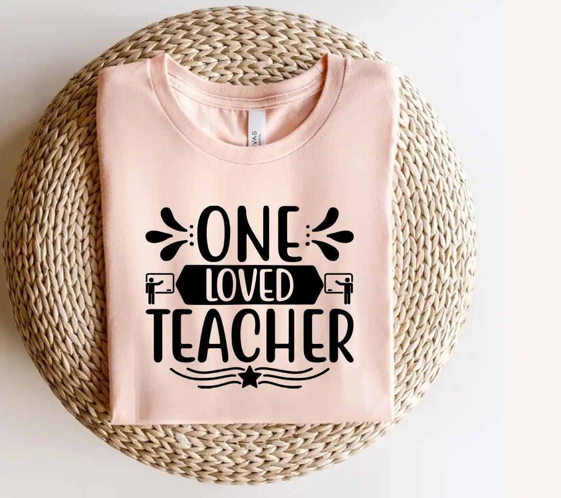 One Loved Teacher SVG -  Sign Design SVG