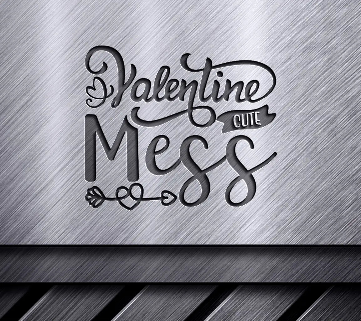 Valentines Day Cute Mess  SVG Design SVG