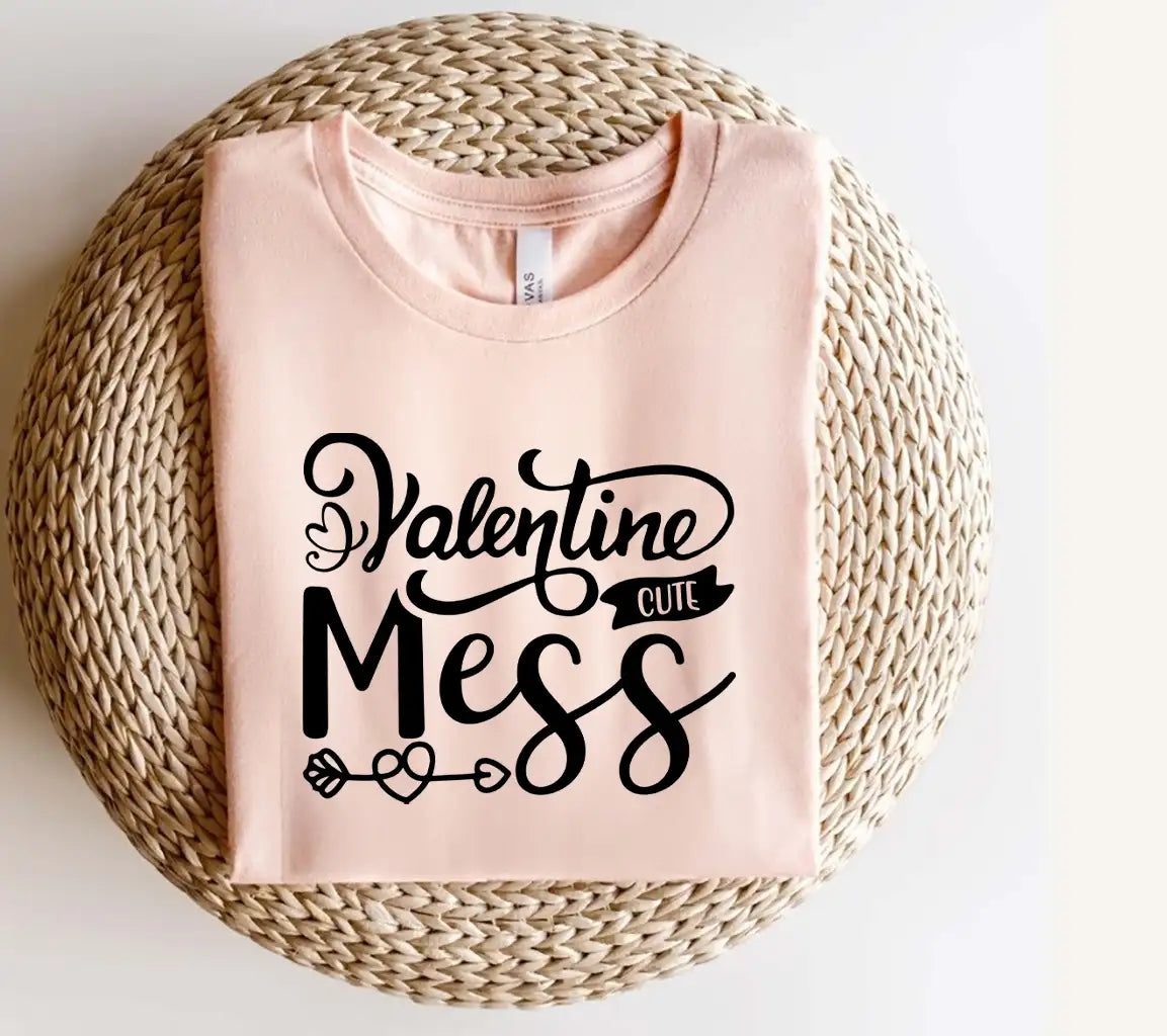 Valentines Day Cute Mess  SVG Design SVG