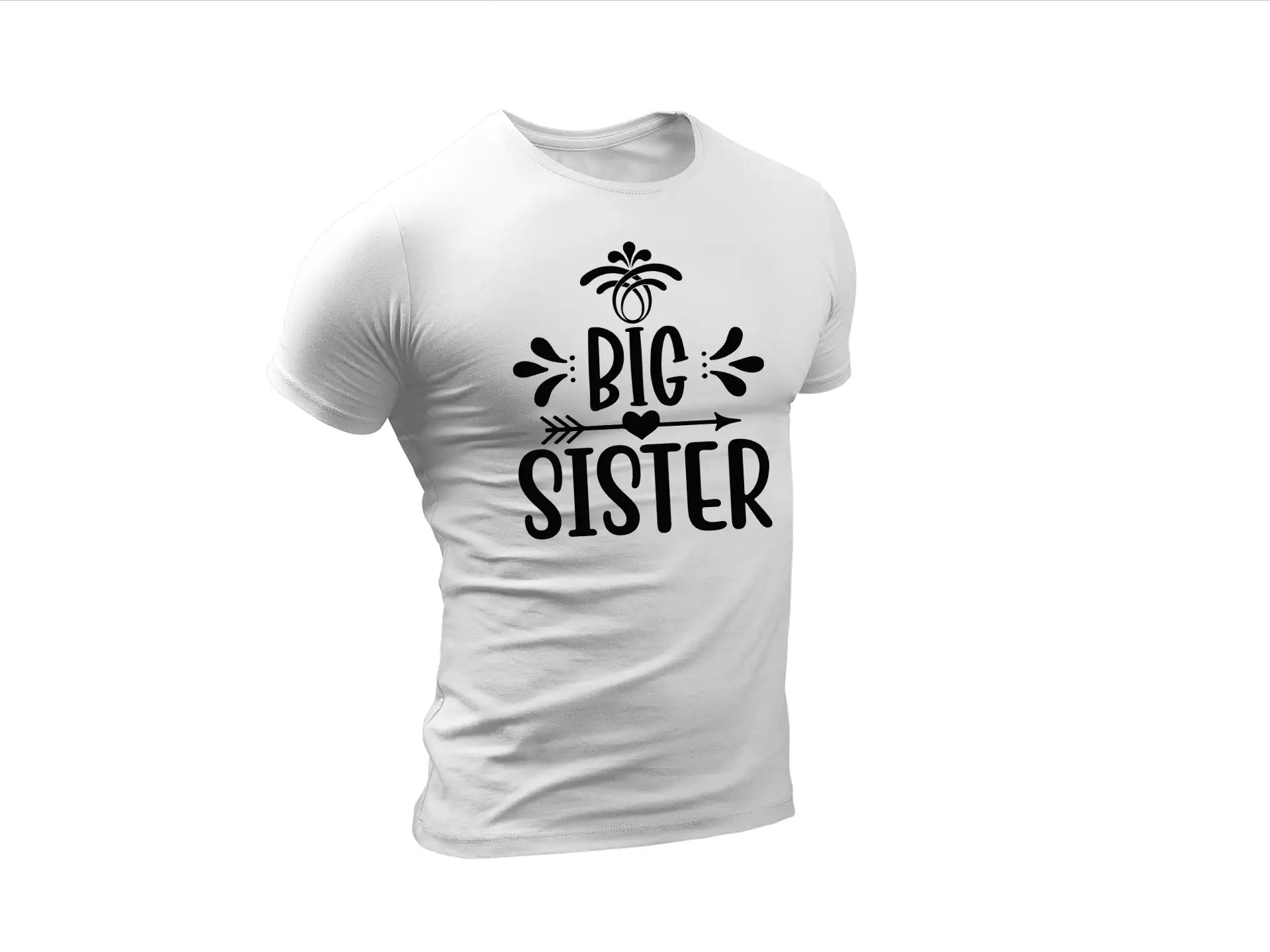 Big Sister Arrow Heart SVG Cut File -  Design SVG