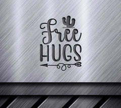 Free Hugs Cactus Arrow SVG -  Design SVG