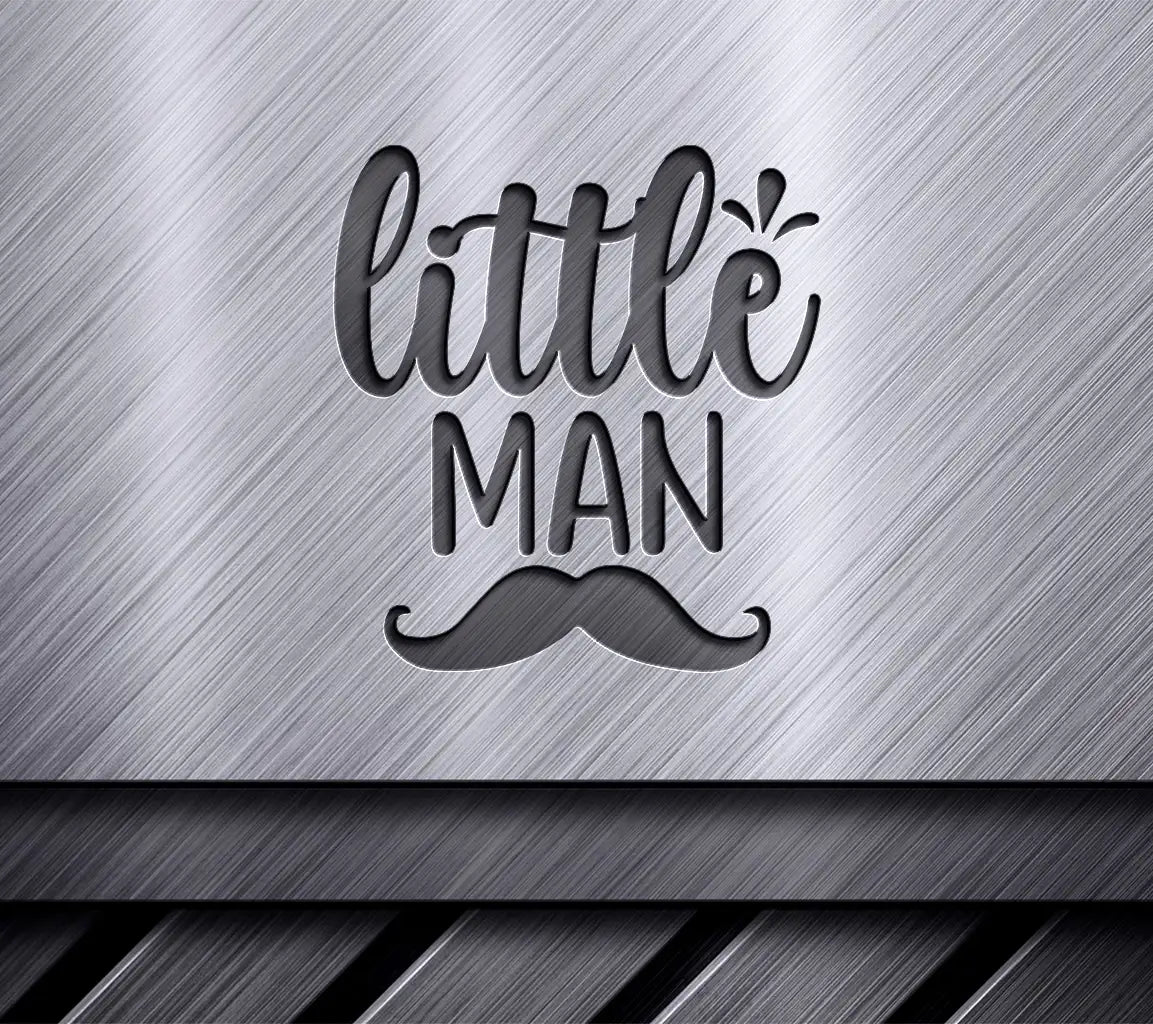 Little Man with Mustache SVG - Huge Design for Cutting & Crafts SVG