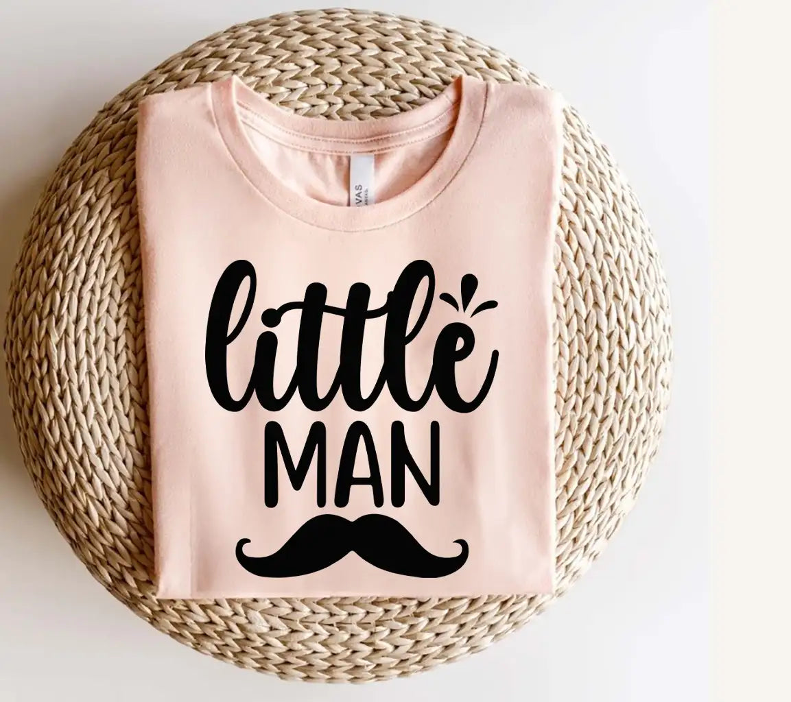 Little Man with Mustache SVG - Huge Design for Cutting & Crafts SVG