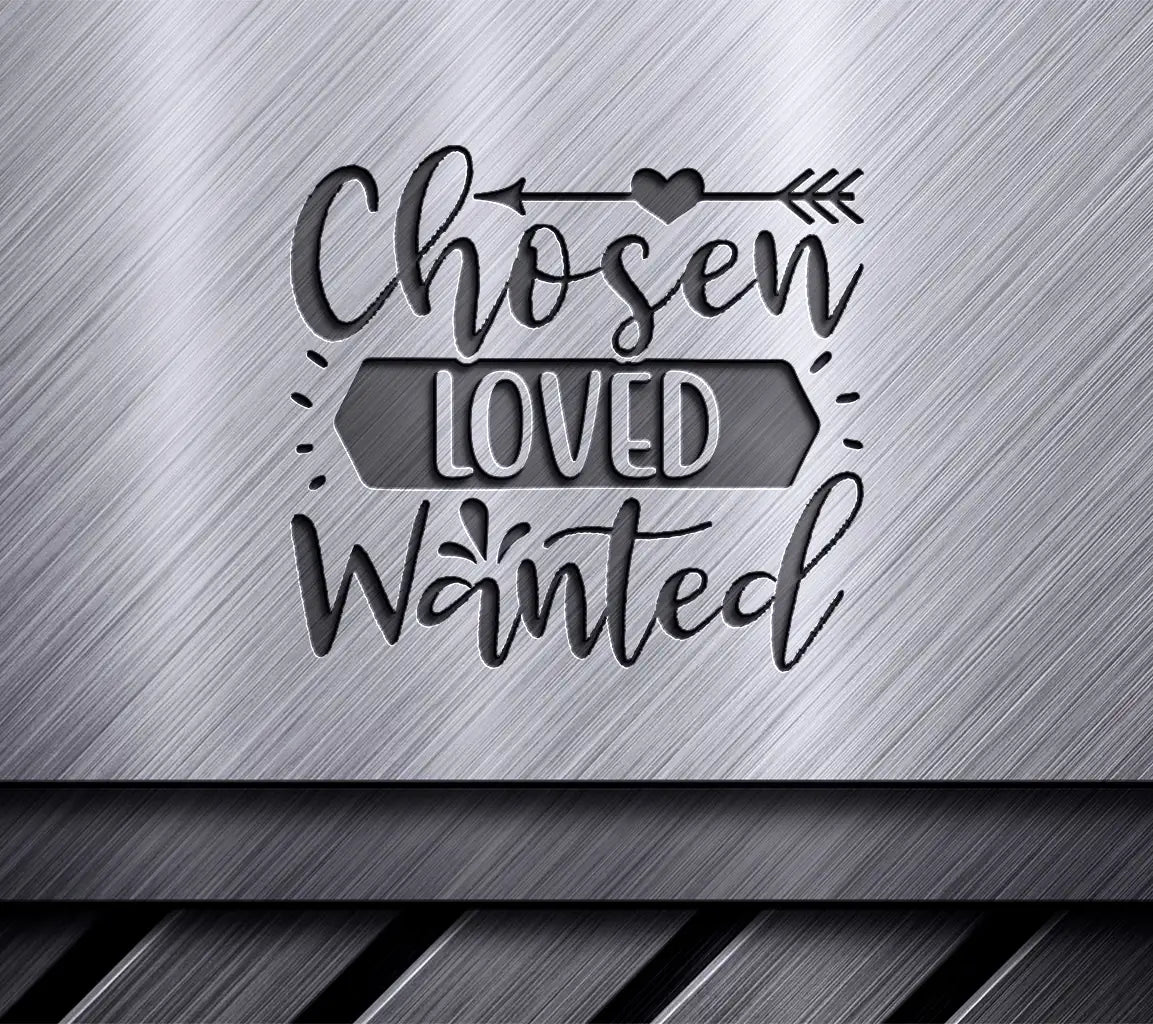  Chosen Loved Wanted SVG Design for Baby SVG