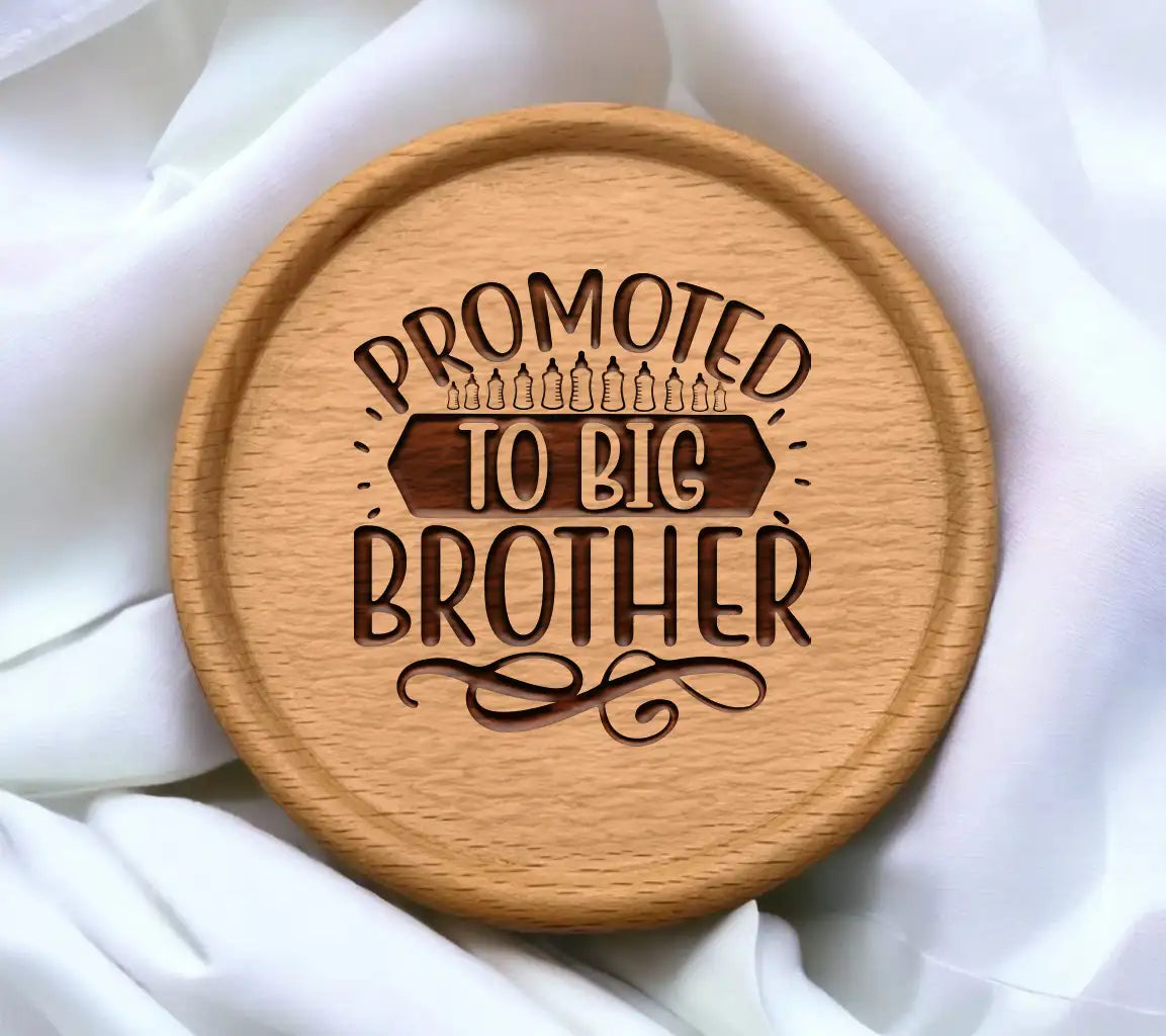 Promoted to Big Brother SVG -  Poster Design SVG