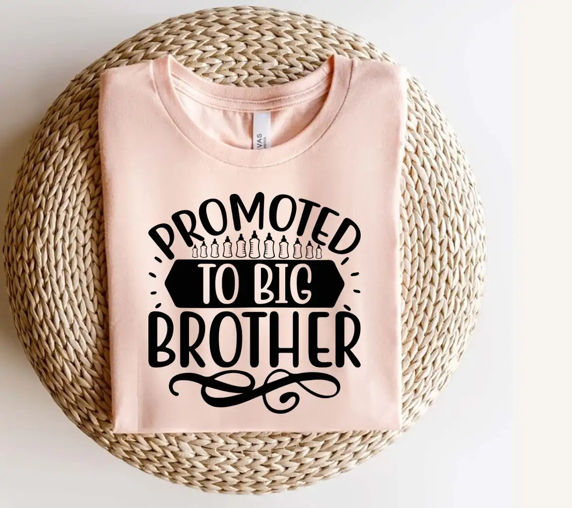 Promoted to Big Brother SVG -  Poster Design SVG