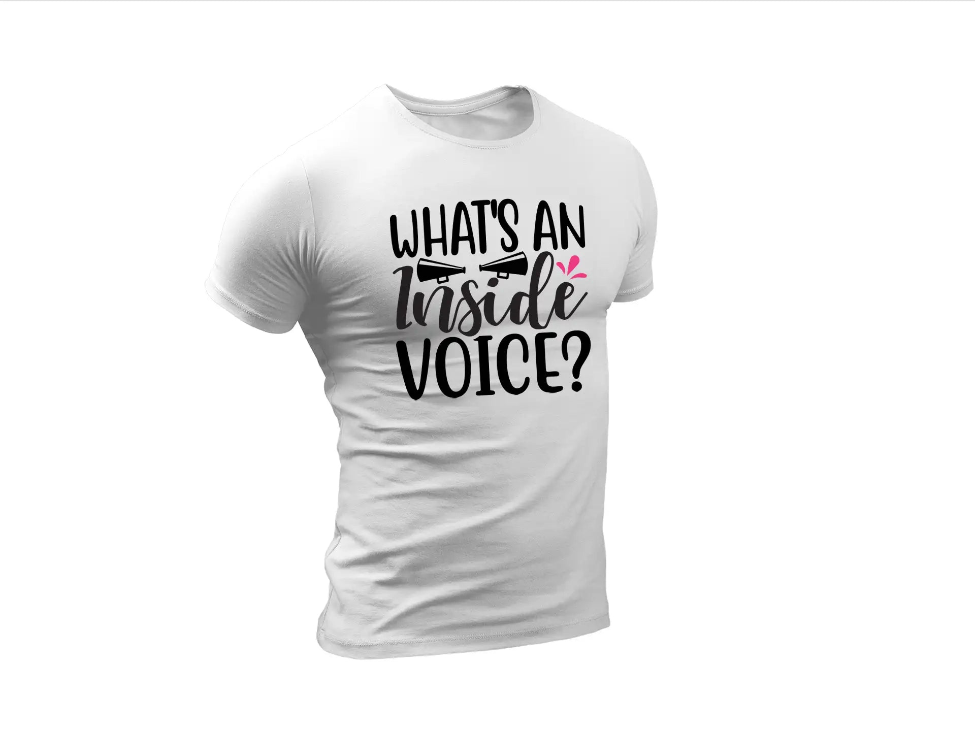 Whats an Inside Voice SVG Poster Design SVG