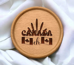 Canada Eh Design SVG with Flags - Huge Canada Day Design SVG