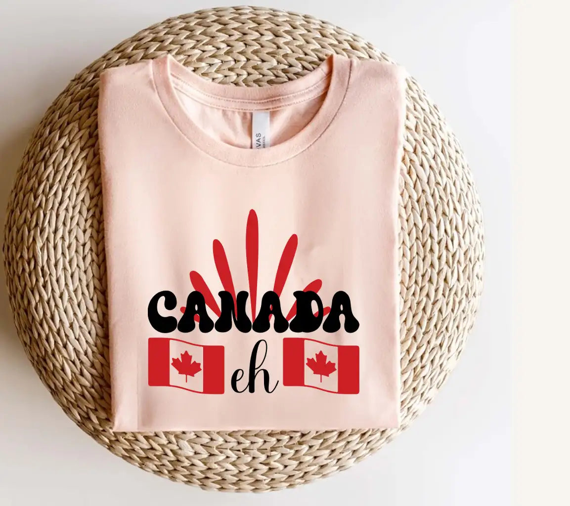 Canada Eh Design SVG with Flags - Huge Canada Day Design SVG