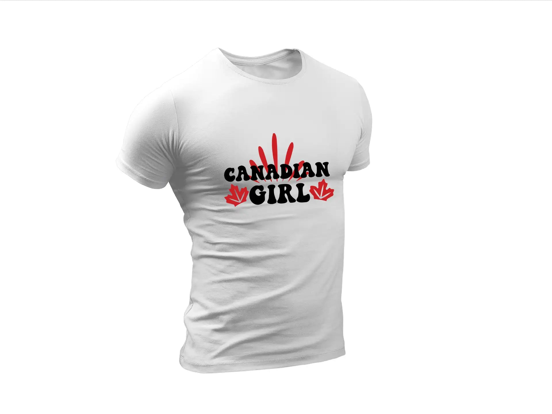 Canadian Girl Design SVG - Canada Day Design SVG