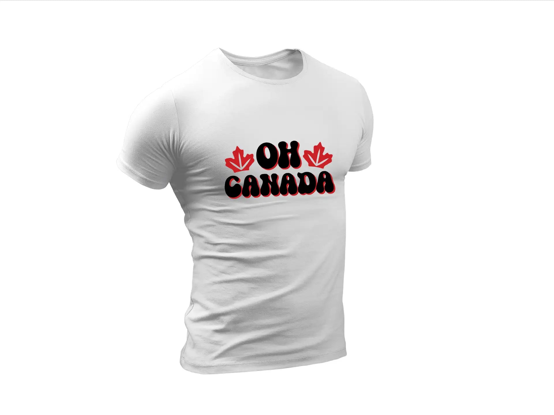 Canada Day Oh Canada SVG - Black & Red Design SVG