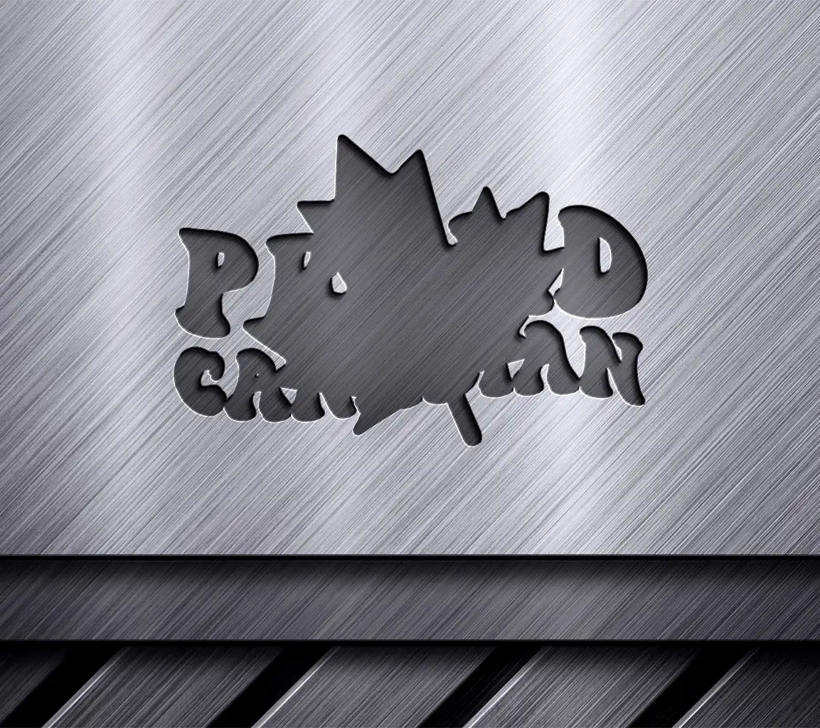 Canadian Maple Leaf SVG - Proud Canada Day Design SVG