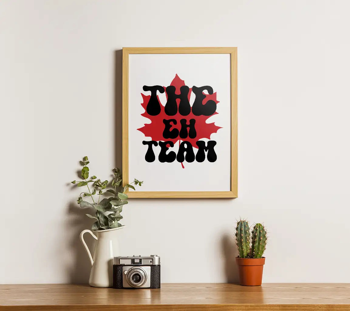 Canada Day Red Maple Leaf The Eh Team SVG SVG