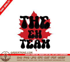 Canada Day Red Maple Leaf The Eh Team SVG SVG