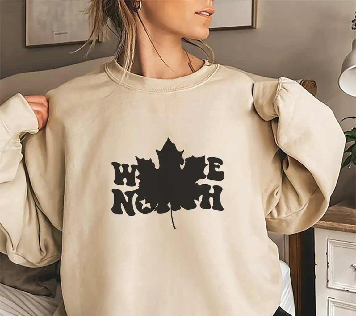 We The North Red Maple Leaf SVG - Canada Day Design SVG