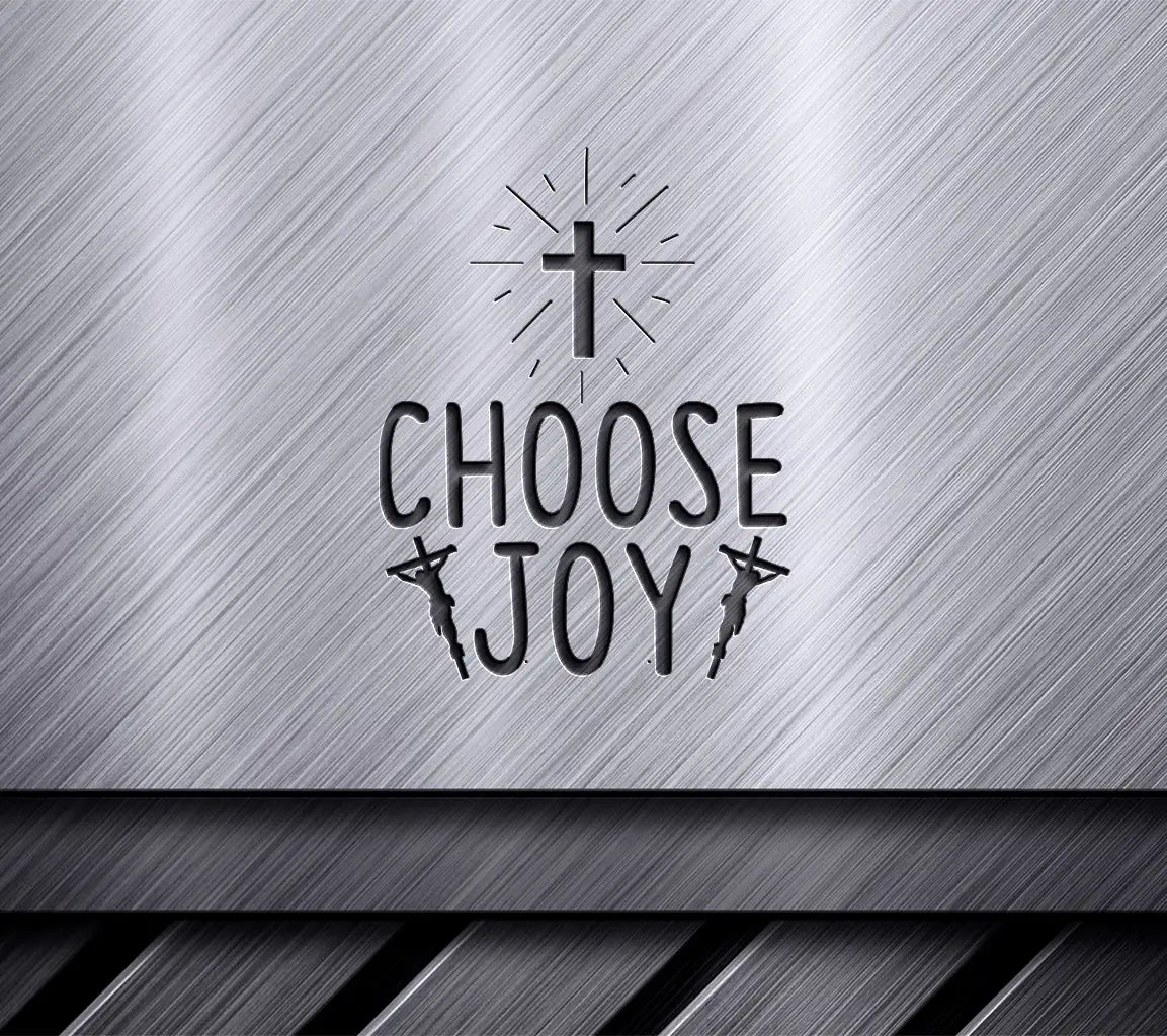  Christian Cross Choose Joy SVG Design SVG