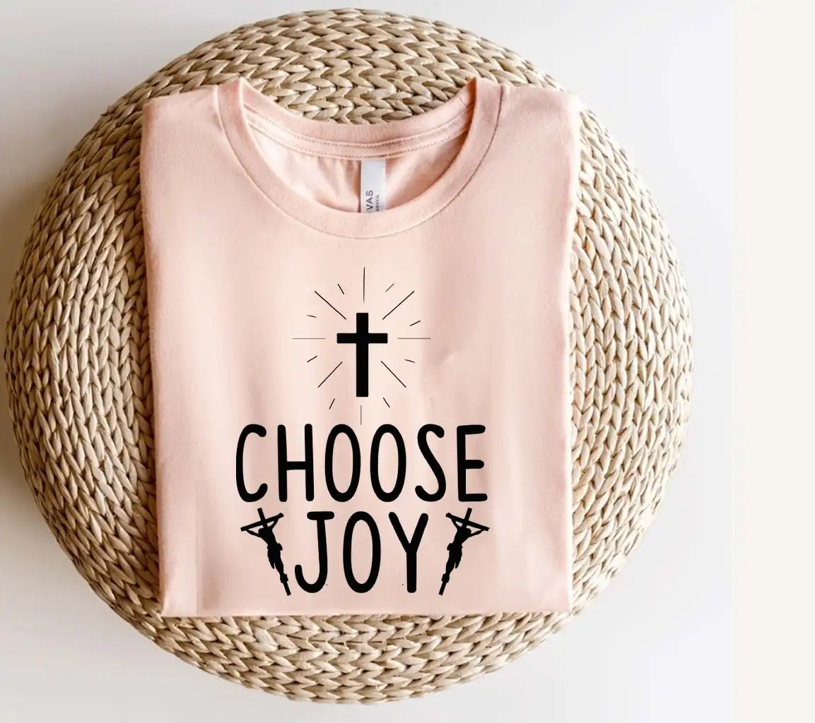  Christian Cross Choose Joy SVG Design SVG