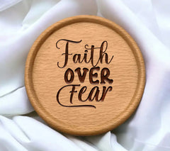 Faith Over Fear SVG -  Christian Design SVG