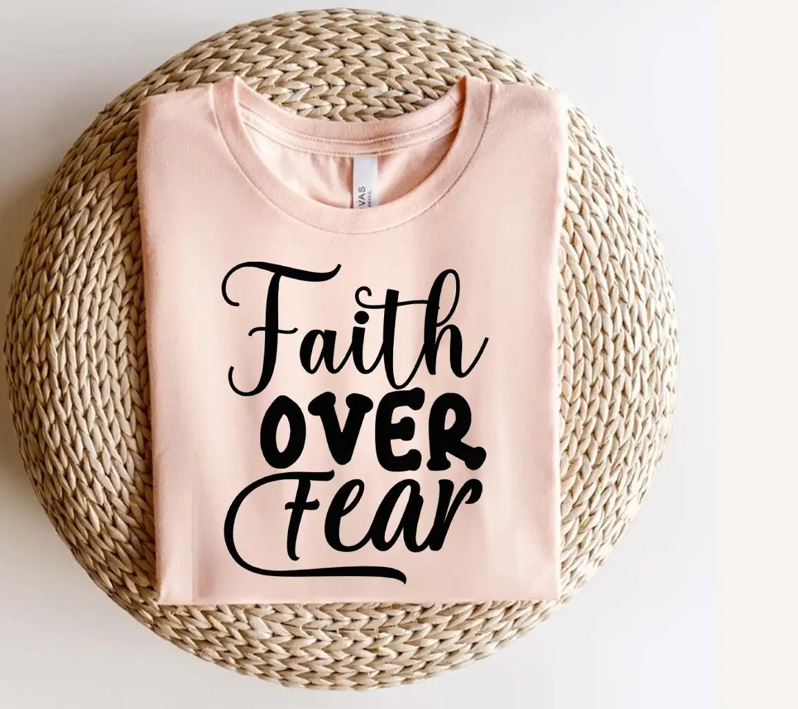 Faith Over Fear SVG -  Christian Design SVG