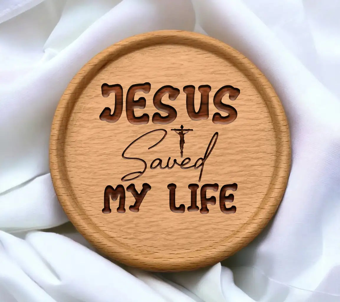 Jesus Saved My Life -  SVG Design SVG