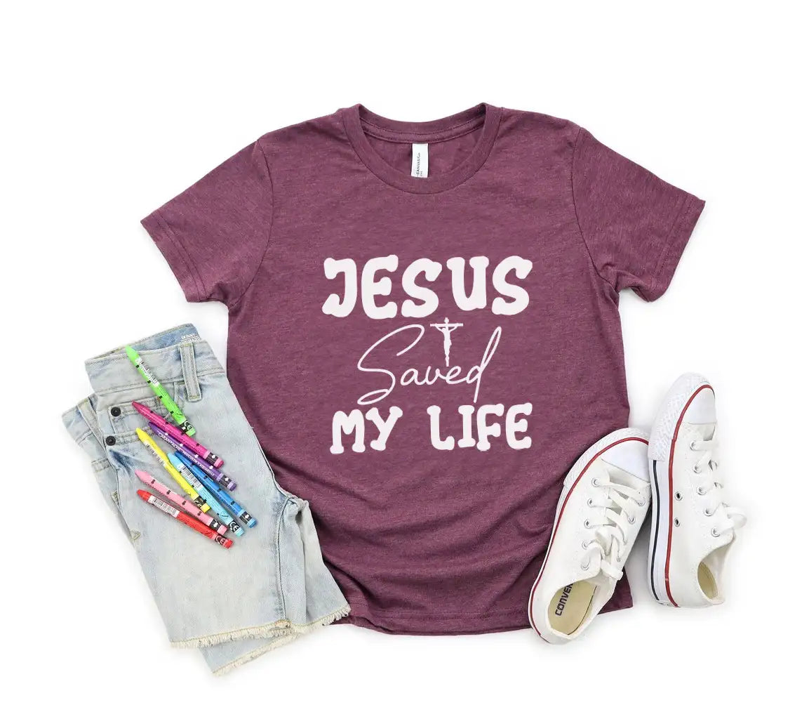 Jesus Saved My Life -  SVG Design SVG