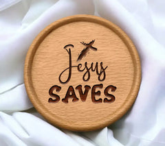 Jesus Saves SVG -  Cross Design SVG