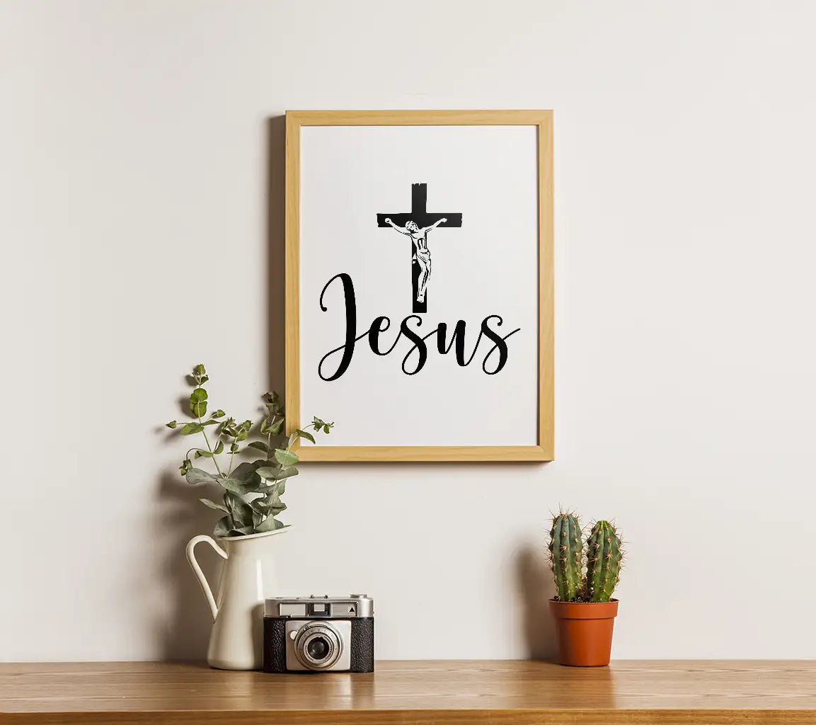 Christian Jesus On The Cross SVG Design SVG