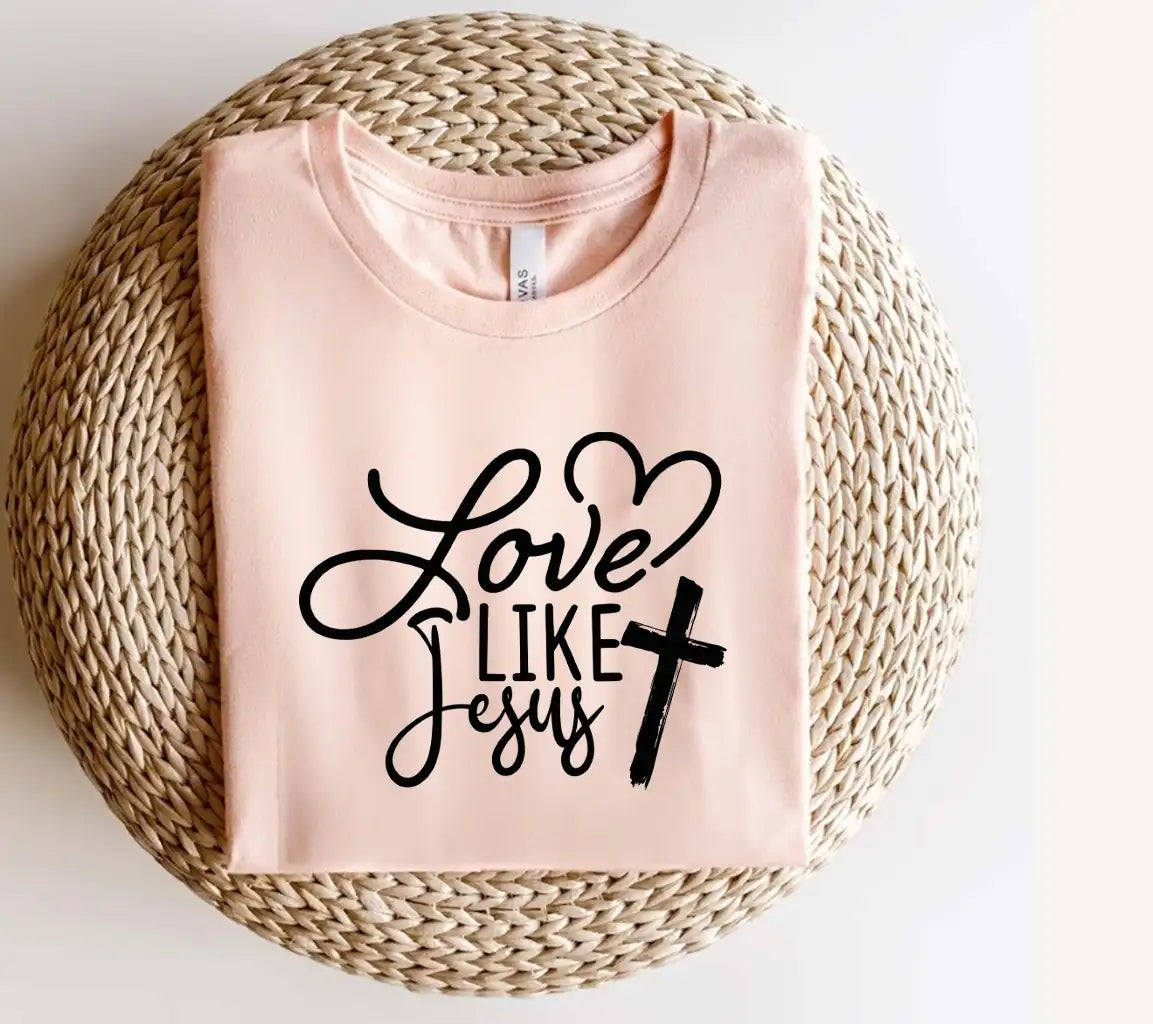 Love Like Jesus  Cross SVG Design SVG