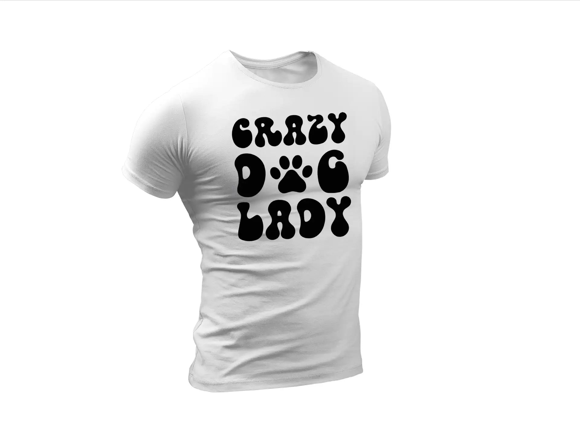 Crazy Dog Lady SVG -  Paw Print Design SVG