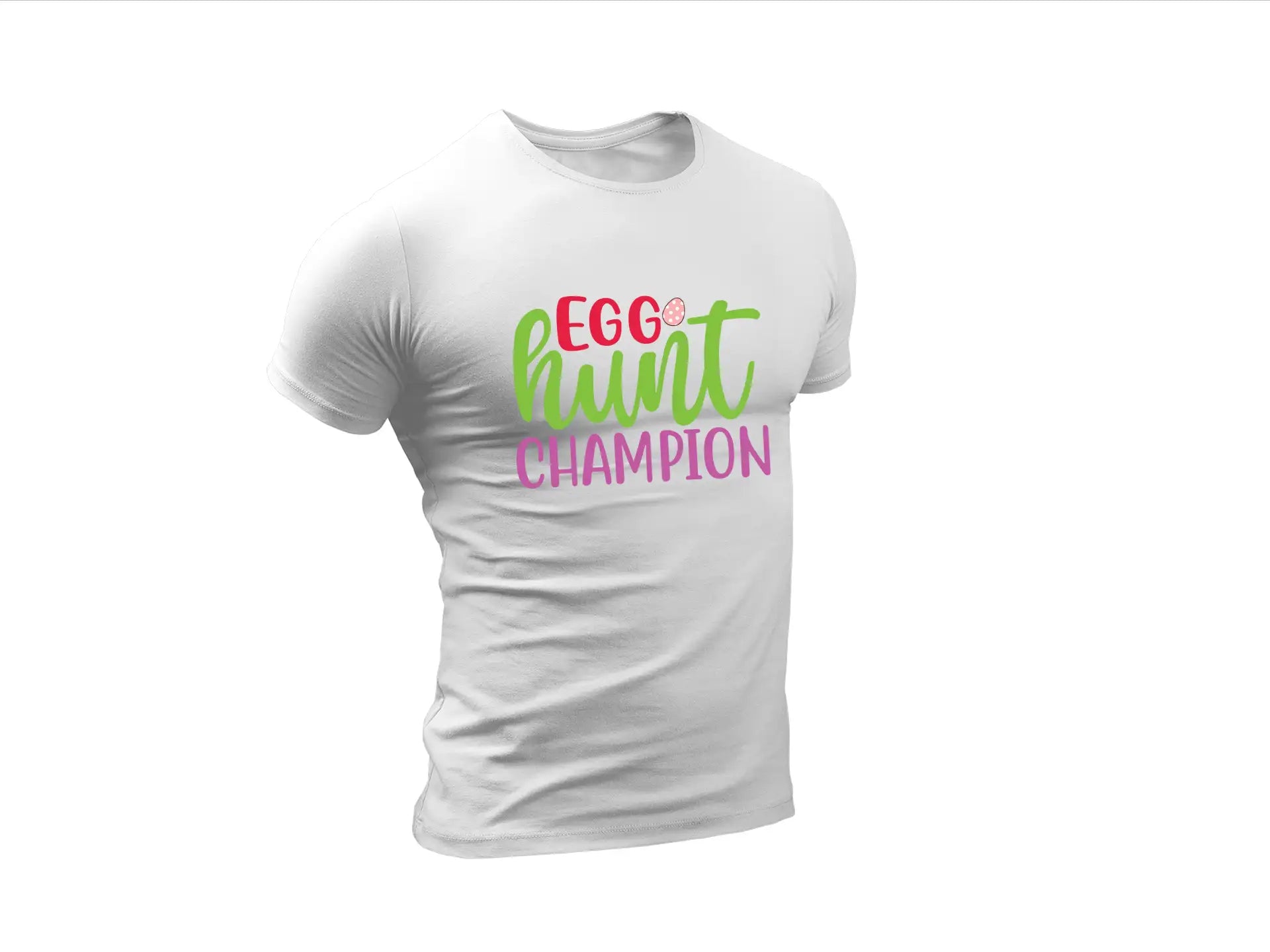 Pink Polka Dot Egg Hunt Champion SVG Design SVG