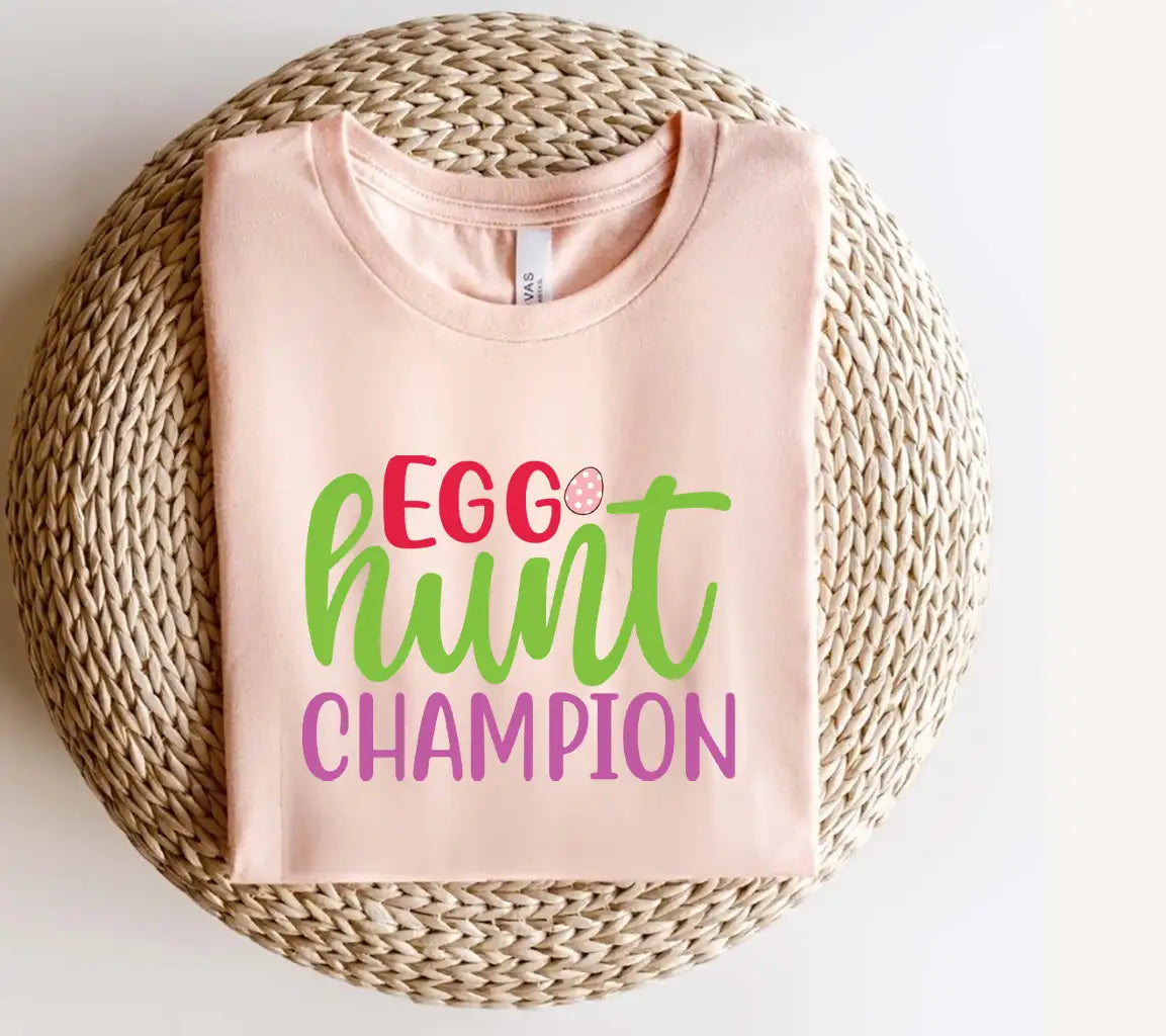 Pink Polka Dot Egg Hunt Champion SVG Design SVG